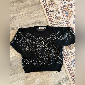 Vintage Steel acrylic sweater XL